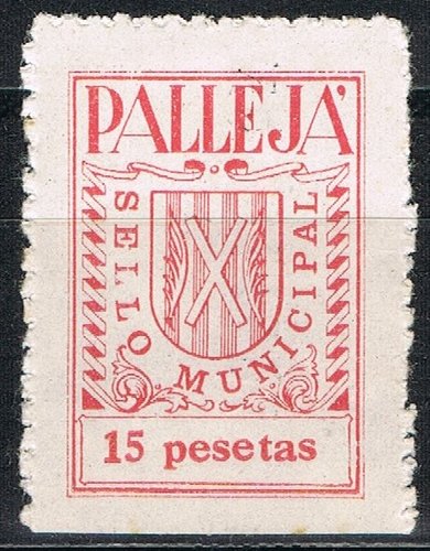 PALLEJÁ 15 pts número al dorso