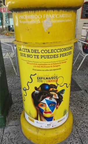 Zaragoza. 2016-09-14 al 18. Exfilna-ECC 2016. Buzón de Correos.jpg