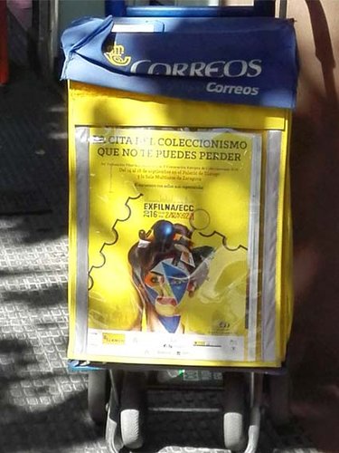 Zaragoza. 2016-09-14 al 18. Exfilna-ECC 2016. Carrito de Correos.jpg