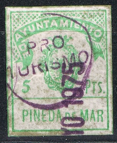 PINEDA de MAR, 5 pts Pro turismo violeta