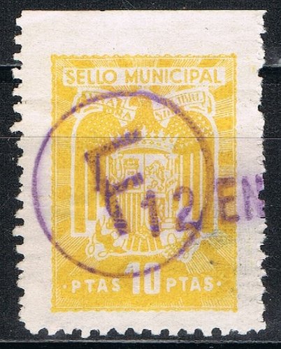 Sello municipal general 10 pts sobrecarga F circulo