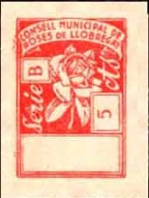 ROSES 5 B rojo sin dentar
