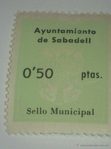 SABADELL 50 cts verde