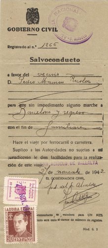SAN ACISCLO documento 1941