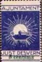 JUST DEVERN azul oscuro valor 5 cts negro