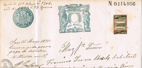 SANS 25 ct sin dentar 1895