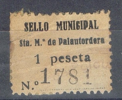 SANTA MARIA PALAUTORDERA 1 pts corto 22x27 mm