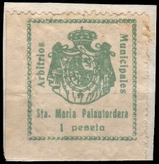 SANTA MARIA PALAUTORDERA 1 pts monarquico