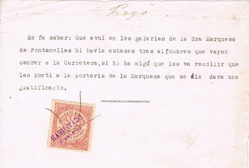 SARRIA documento