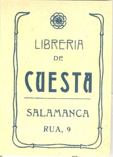 Cromo de Libreria de Cuesta. Salamanca. Reverso comun. Baja.jpg