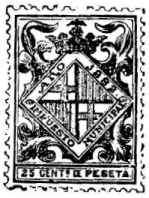 BARCELONA 1882 25 cts