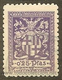BARCELONA 25 cts 1896