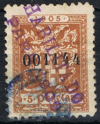 BARCELONA 5 pt 1905, habilitado para 1909