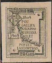 BARCELONA 25 cts sd verdoso