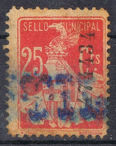 BARCELONA 25 cts, seis cifras