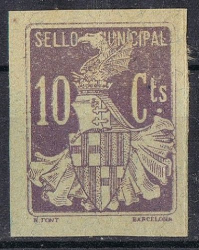 BARCELONA 10 cts violeta