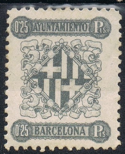 BARCELONA 25 cts gris