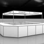 Zaragoza. 2016-09-14 al 18. EXFILNA-ECC 2016. ECC. Vista isla de stands. Boceto.jpg