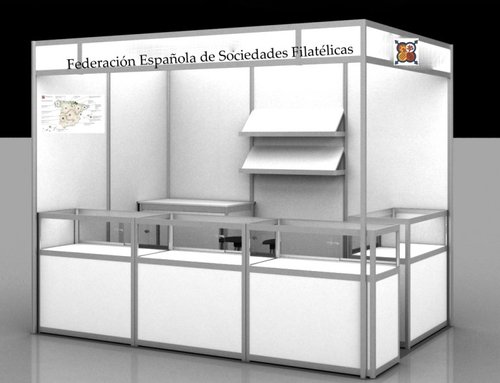 Zaragoza. 2016-09-14 al 18. EXFILNA-ECC 2016. Auditorio. Stand de la Fesofi. Proyecto.jpg