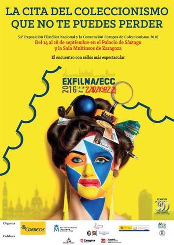 Zaragoza. 2016-09-14 al 18. EXFILNA-ECC 2016. Auditorio. Cartel.jpg