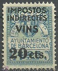BARCELONA vinos 20 cts sobre 2,25 pts