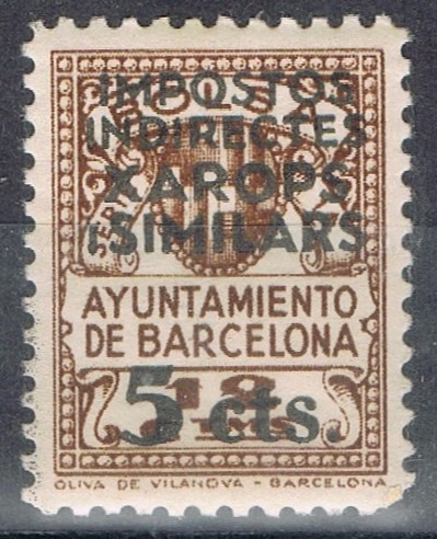 BARCELONA xarops i similars 5 cts sobre 12 cts
