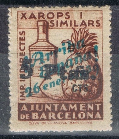 BARCELONA xarops piña 5 pts s 5cts arriba España