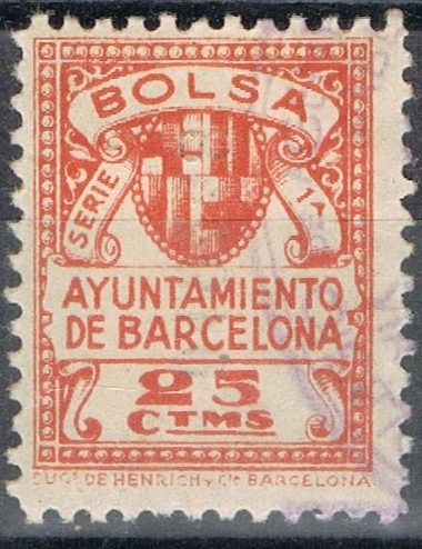 BARCELONA Bolsa 25 cts