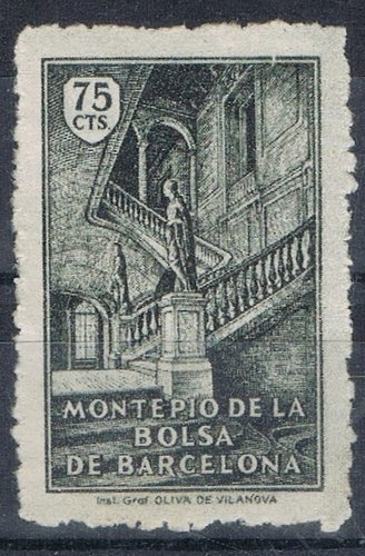 BARCELONA, Montepio Bolsa 75 cts