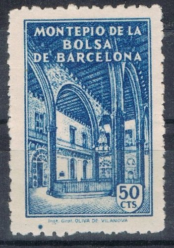BARCELONA, Montepio bolsa 50 cts