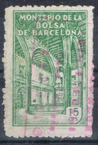 BARCELONA Montepio Bolsa 15 cts
