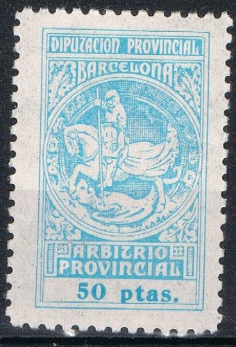 BARCELONA Diputacion 50 pt azul celeste