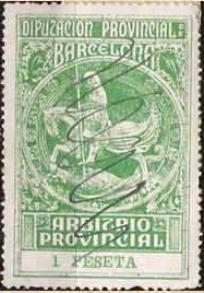 BARCELONA Diputacion 1 pts verde