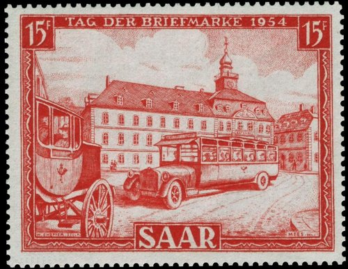 Saar, Día del Sello, 1954