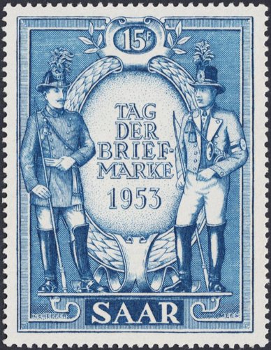 Saar, Día del Sello, 1953