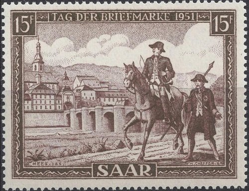 Saar, Día del Sello, 1951