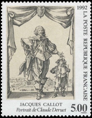 Francia, 1992. Jacques Callot, Retrato de Claude Deruet