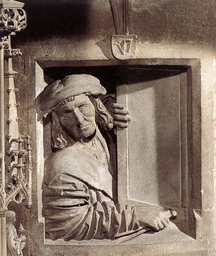 1946_Austria_Estatua de Anton Pilgram, catedral de Viena.jpg