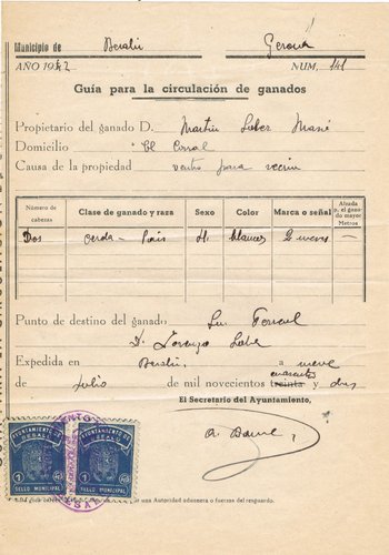 BESALÚ, documento completo  dos 1 pta
