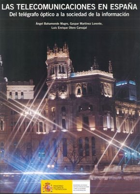 Las Telecomunicaciones en España. Cubierta anterior. Baja.jpg