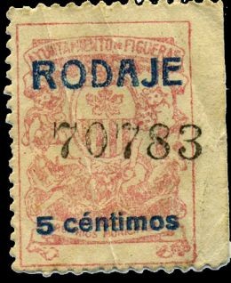 FIGUERAS  rodaje 5 cts.....sin serie.....1ª ???