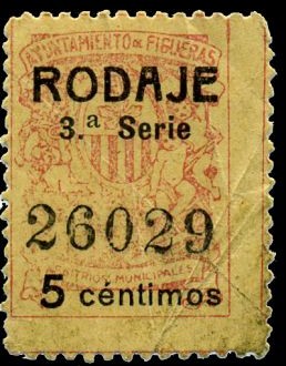 FIGUERAS rodaje 5 cts 3ª serie