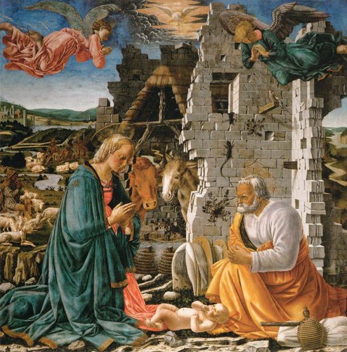 Nacimiento de Jesús, de Fra Diamante (1430-1498)