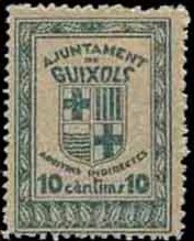 GUIXOLS 10 cts azul verdoso