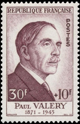 Paul Valery. Calcografía, Francia, 1954.