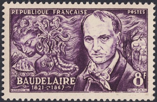 Charles Baudelaire. Calcografía, Francia, 1951.