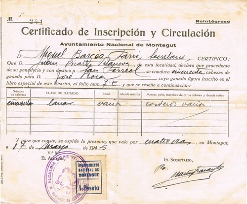 MONTAGUT documento