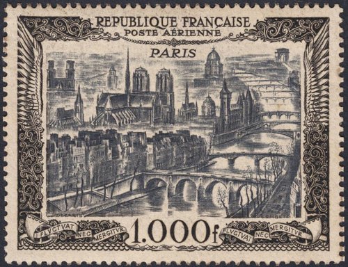 Francia, 1950. Vista de París.