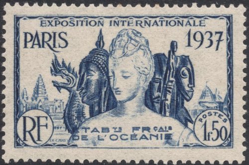 Francia, Territorios de Oceanía, 1937.