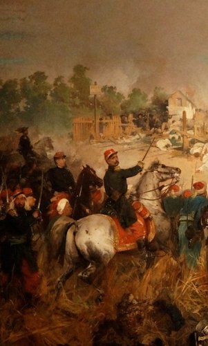 1959_Italia_110 L_La batalla de Magenta, 1859_detalle_Gerolamo Induno_.jpg